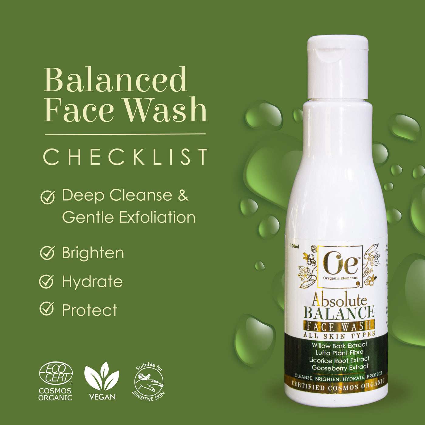 Absolute Balance Organic Face Wash